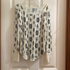 Empire Patterned Long Sleeve